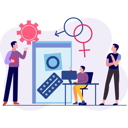 پیش‌نمایش فایل team-having-business-discussion-10069690 از پک تیم محصول