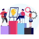 پیش‌نمایش فایل team-is-working-on-business-idea-10069779 از پک تیم محصول