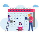 پیش‌نمایش فایل team-scheduling-calendar-10069777 از پک تیم محصول
