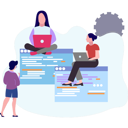 پیش‌نمایش فایل team-working-on-software-programming-10069673 از پک تیم محصول