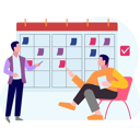 پیش‌نمایش فایل two-boys-talking-about-schedule-10069687 از پک تیم محصول