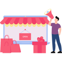 پیش‌نمایش فایل boy-announcing-the-opening-of-the-store-10145482 از پک بازاریابی