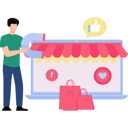 پیش‌نمایش فایل businessman-trying-to-attract-buyers-10145456 از پک بازاریابی