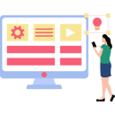 پیش‌نمایش فایل businesswoman-looking-at-business-idea-10145478 از پک بازاریابی