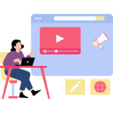 پیش‌نمایش فایل girl-doing-online-marketing-10145475 از پک بازاریابی