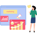 پیش‌نمایش فایل girl-looking-at-the-marketing-graph-10145481 از پک بازاریابی