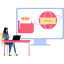 پیش‌نمایش فایل girl-working-at-her-desk-10145488 از پک بازاریابی