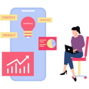 پیش‌نمایش فایل girl-working-on-business-marketing-strategies-10145486 از پک بازاریابی
