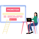 پیش‌نمایش فایل girl-working-on-business-promotion-10145476 از پک بازاریابی