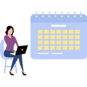 پیش‌نمایش فایل girl-working-on-her-laptop-10145499 از پک بازاریابی