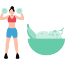 پیش‌نمایش فایل boy-exercising-with-dumbbells-10143099 از پک کاهش وزن