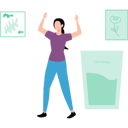پیش‌نمایش فایل girl-drinks-a-lot-of-water-daily-for-fitness-10143106 از پک کاهش وزن