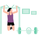 پیش‌نمایش فایل girl-exercising-with-gym-equipment-10143098 از پک کاهش وزن