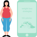 پیش‌نمایش فایل girl-follows-online-weight-loss-strategy-10143083 از پک کاهش وزن