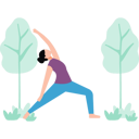 پیش‌نمایش فایل girl-is-doing-yoga-in-park-10143070 از پک کاهش وزن
