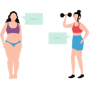 پیش‌نمایش فایل girl-lose-weight-after-exercise-10143077 از پک کاهش وزن