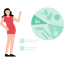 پیش‌نمایش فایل modern-girl-is-looking-at-the-diet-chart-10143086 از پک کاهش وزن