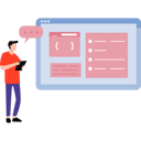 پیش‌نمایش فایل coder-is-explaining-the-code-10168054 از پک توسعه وب