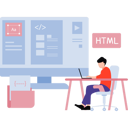 پیش‌نمایش فایل coder-is-writing-html-code-10168070 از پک توسعه وب