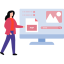 پیش‌نمایش فایل female-coder-is-working-10168053 از پک توسعه وب