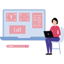 پیش‌نمایش فایل female-coder-is-working-10168071 از پک توسعه وب