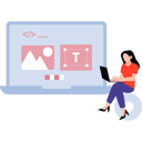 پیش‌نمایش فایل female-coder-works-on-coding-10168058 از پک توسعه وب