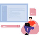 پیش‌نمایش فایل guy-is-doing-coding-10168085 از پک توسعه وب