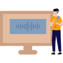 پیش‌نمایش فایل boy-is-listening-to-the-audio-10177734 از پک پادکست