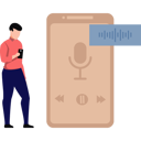 پیش‌نمایش فایل boy-is-listening-to-the-audio-10177746 از پک پادکست