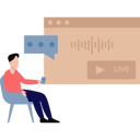 پیش‌نمایش فایل boy-listening-to-live-streaming-10177733 از پک پادکست