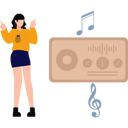 پیش‌نمایش فایل girl-is-dancing-while-listening-to-podcast-10177770 از پک پادکست