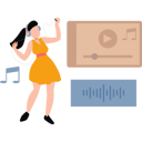پیش‌نمایش فایل girl-is-enjoying-the-music-10177763 از پک پادکست