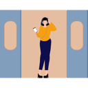 پیش‌نمایش فایل girl-listening-to-podcast-on-mobile-10177739 از پک پادکست