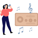پیش‌نمایش فایل girl-listening-to-podcast-on-mobile-10177754 از پک پادکست