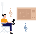 پیش‌نمایش فایل man-doing-multitasking-video-editing-10177757 از پک پادکست