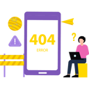 پیش‌نمایش فایل 404-error-in-mobile-10183271 از پک خطای ۴۰۴ و پیدا نشد