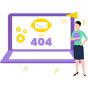 پیش‌نمایش فایل girl-is-standing-next-to-the-laptop-10183266 از پک خطای ۴۰۴ و پیدا نشد