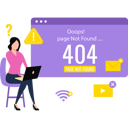 پیش‌نمایش فایل girl-is-working-on-a-404-error-10183307 از پک خطای ۴۰۴ و پیدا نشد