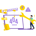 پیش‌نمایش فایل website-is-under-construction-10183270 از پک خطای ۴۰۴ و پیدا نشد