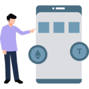 پیش‌نمایش فایل businessman-is-analyzing-share-market-on-phone-10183221 از پک سکه‌های دیجیتال