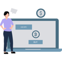 پیش‌نمایش فایل businessman-is-buying-online-shares-10183236 از پک سکه‌های دیجیتال