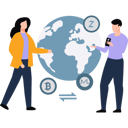 پیش‌نمایش فایل businessman-is-investing-his-finance-worldwide-10183216 از پک سکه‌های دیجیتال