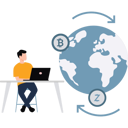 پیش‌نمایش فایل businessman-is-investing-his-money-worldwide-10183231 از پک سکه‌های دیجیتال