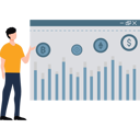 پیش‌نمایش فایل businessman-is-viewing-market-graph-10183235 از پک سکه‌های دیجیتال