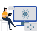 پیش‌نمایش فایل businesswoman-is-analyzing-online-shares-10183201 از پک سکه‌های دیجیتال