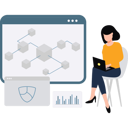 پیش‌نمایش فایل businesswoman-is-analyzing-online-shares-10183226 از پک سکه‌های دیجیتال