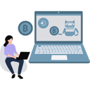 پیش‌نمایش فایل businesswoman-is-buying-online-shares-10183234 از پک سکه‌های دیجیتال