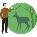 پیش‌نمایش فایل boy-is-looking-at-the-deer-10194515 از پک روز جهانی حیات وحش