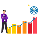 پیش‌نمایش فایل businessman-is-trying-to-achieve-target-10203769 از پک دستاوردهای کسب و کار