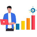 پیش‌نمایش فایل businessman-is-working-on-graphical-data-to-achieve-target-10203701 از پک دستاوردهای کسب و کار